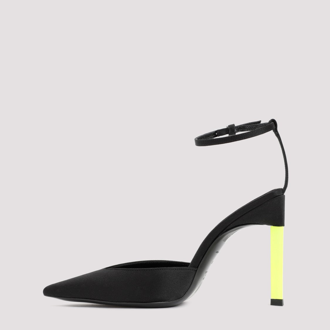 The Attico Black And Yellow Perine Pump