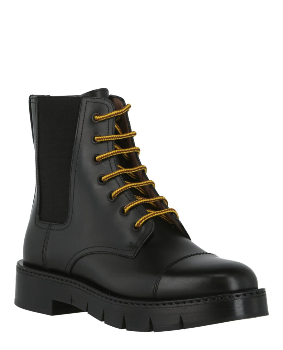 Ferragamo Salvatore  Combat Ankle Boots