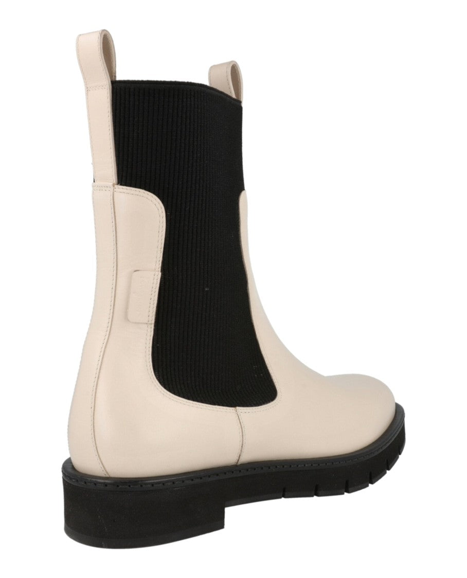 Ferragamo Ankle-Length Chelsea Boots With Ribbed Goring Panels