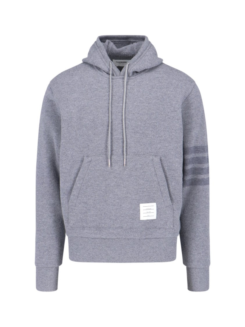 Thom Browne "Cappuccio" Hoodie – Grey