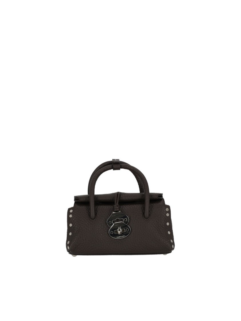 Zanellato Srl Brown Castel Centauro Bovine Leather Shoulder Bag