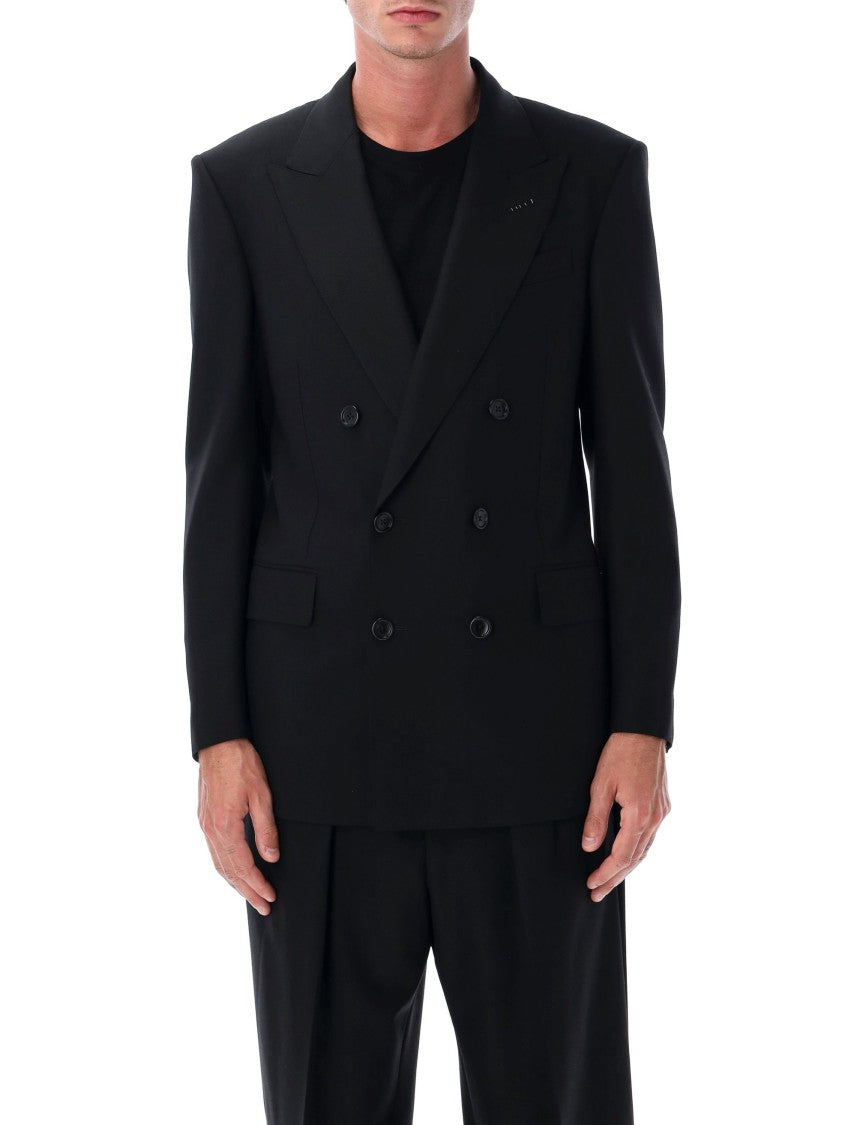 Tom Ford Double-Breasted Wool Twill Jacket