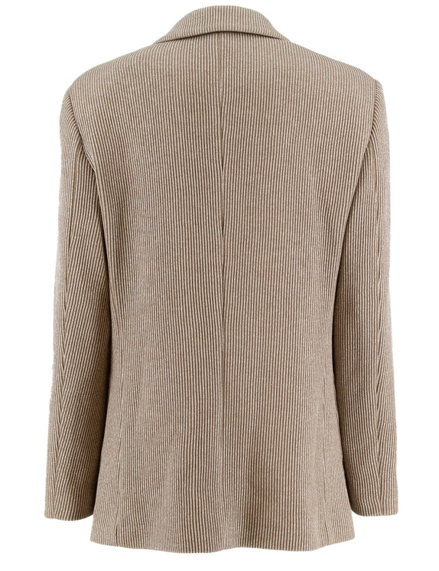 Brunello Cucinelli Cotton And Viscose Knit Jacket