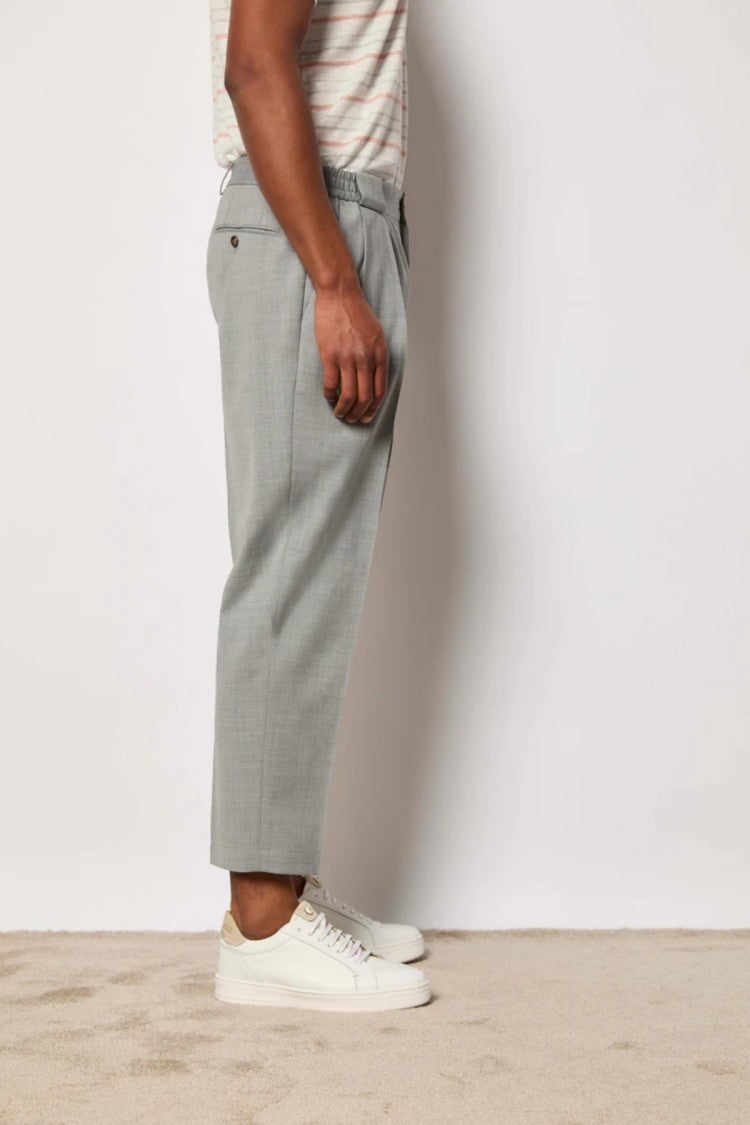 L.B.M. 1911 Light Grey Baggy Fit Trousers