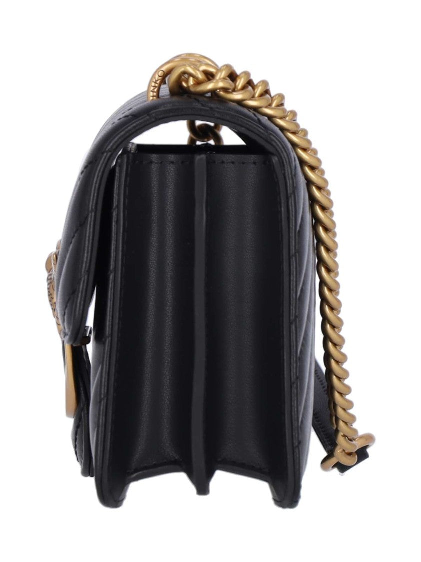 Pinko "Love One" Mini Bag – Black