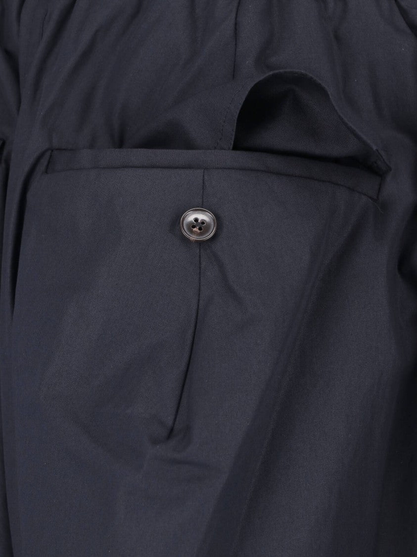 Vivienne Westwood Black Cotton Wide-Leg Pants