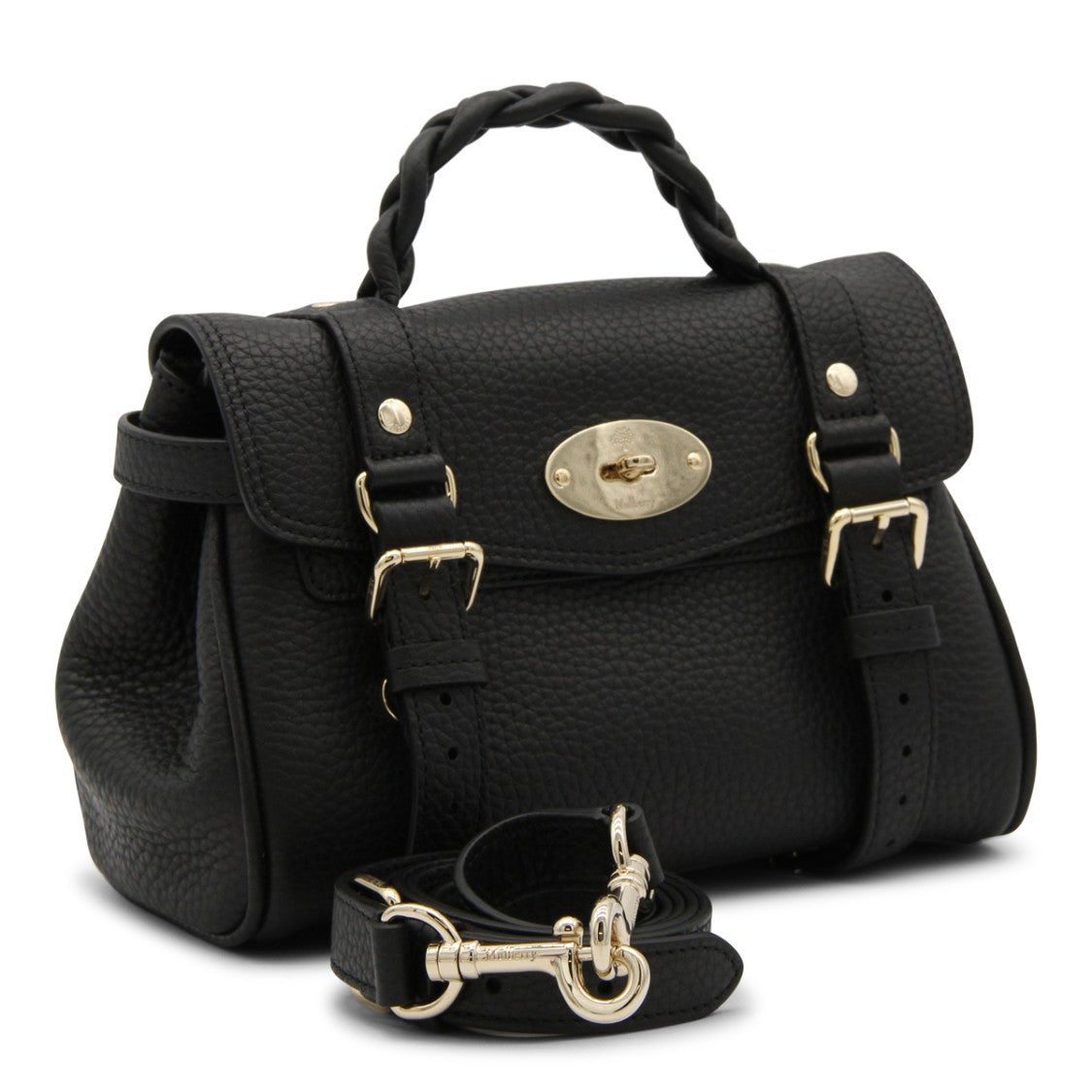 Mulberry Mini Alexa Heavy Grain Top Handle Bag