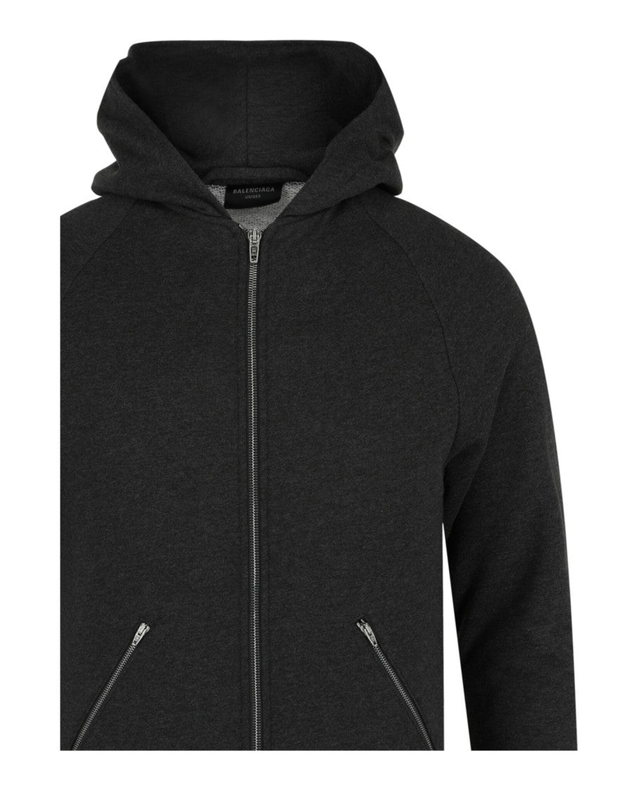 Balenciaga Inflatable Zip-Up Hoodie With Embroidered Unity Logo