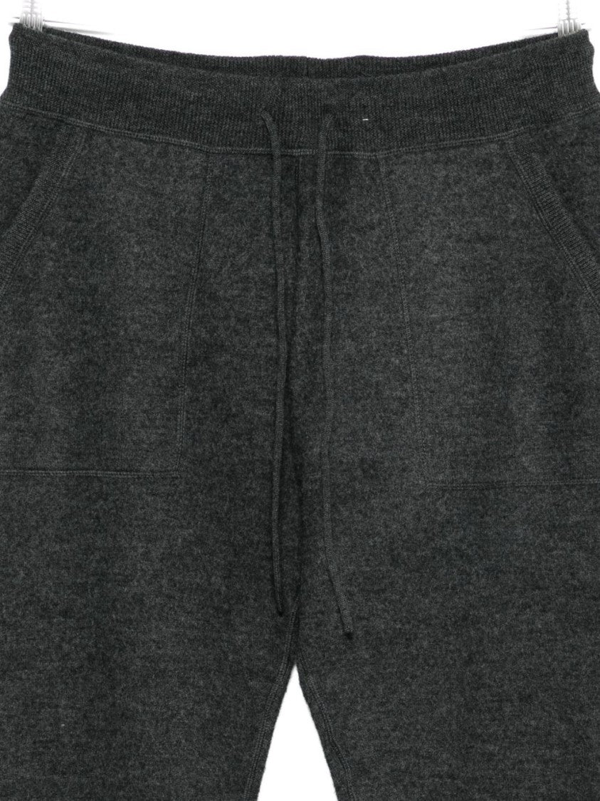 Mc2 Saint Barth Tailored Grey Trousers With Elastic Waistband