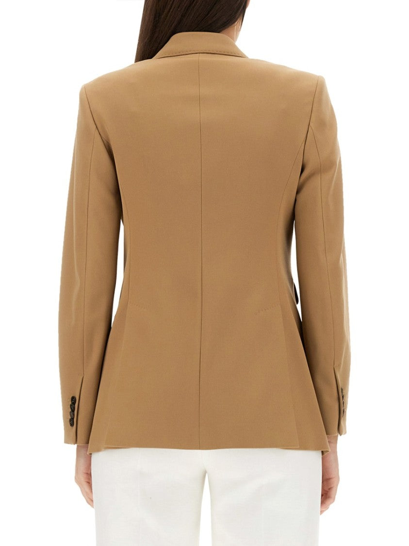 Max Mara Tailored Double-Breasted Blazer With Peaked Lapels