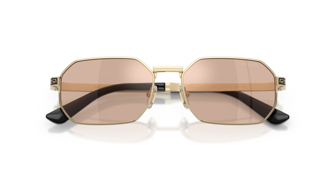 Versace Geometric Oversized Frame Versace Sunglasses
