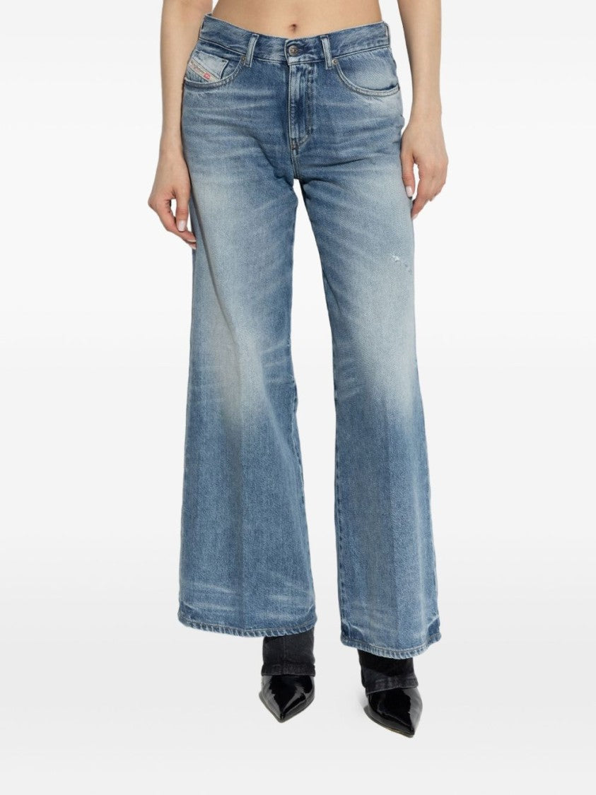 Diesel Wide-Leg Denim Jeans