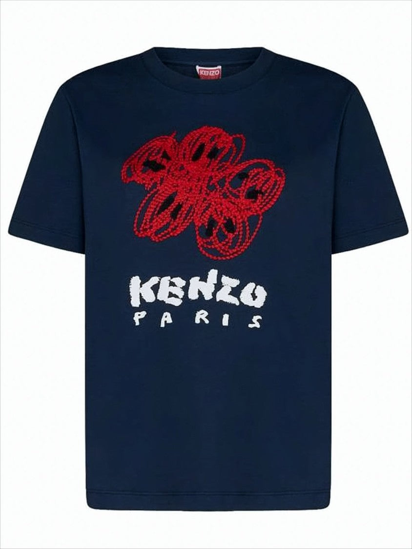 Kenzo Relaxed Fit Graphic T-Shirt With Bold Design