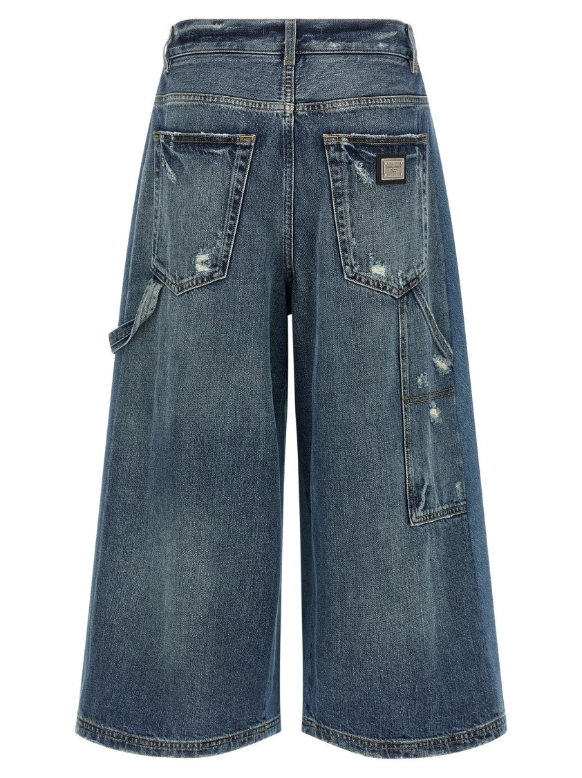 Dolce & Gabbana Denim Bermuda Shorts