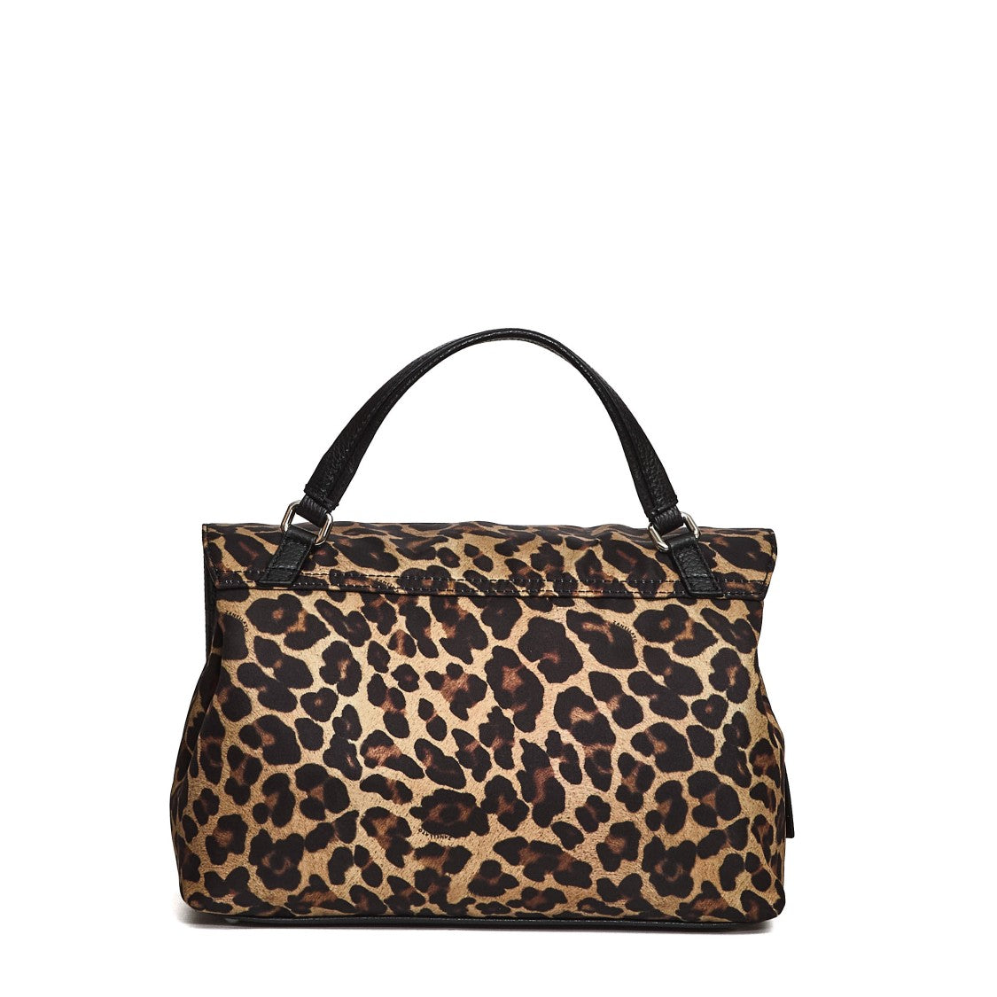 Zanellato Postina Small Nylon Fabric Bag Black Zoo