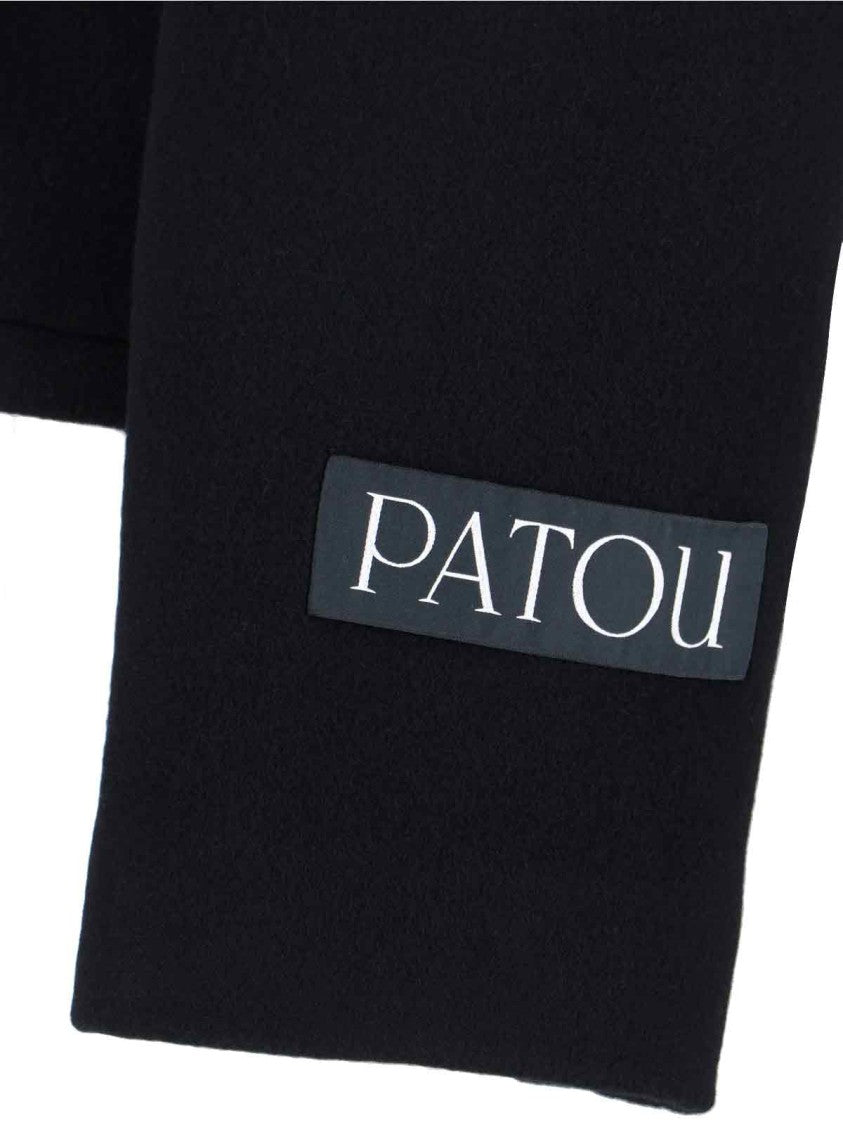Patou Tailored Black Jacket With Classic Collar And Clean Lines