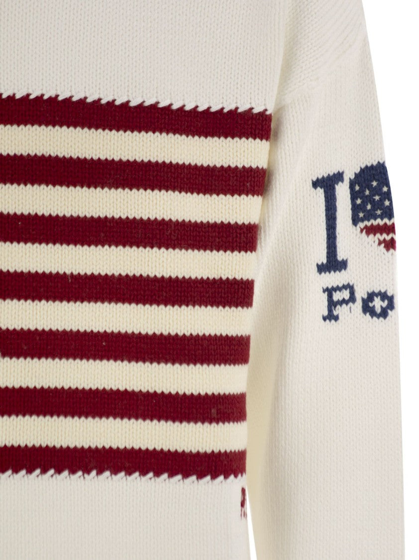 Polo Ralph Lauren I Heart Shirt With Flag