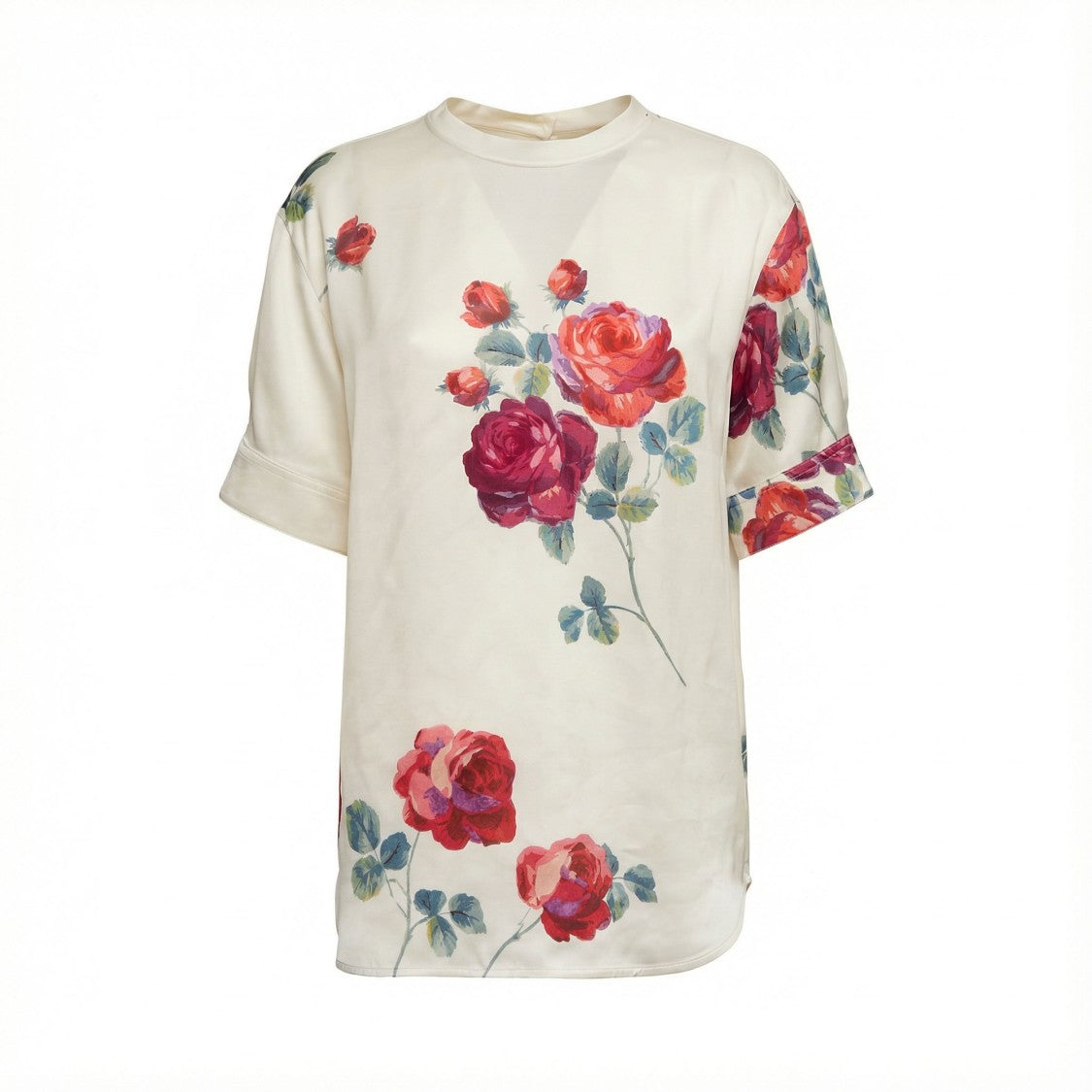 N°21 Floral Print Short-Sleeve Shirt