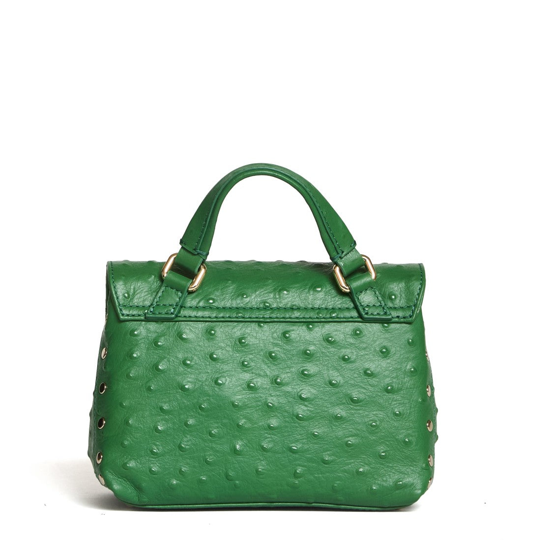 Zanellato Gold Pale Vitello Leather Baby Postina Shoulder Bag