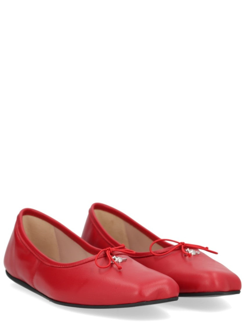 Vivienne Westwood Pointed Toe Red Flats
