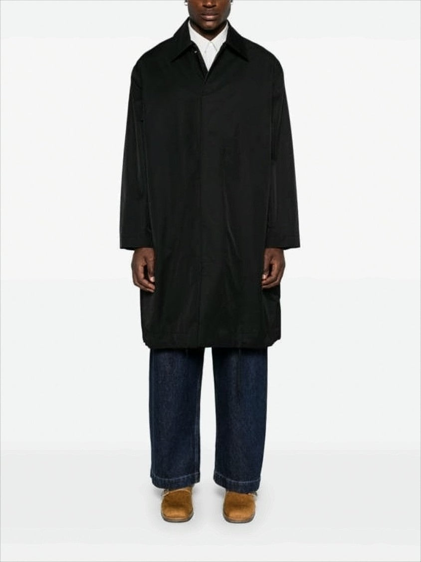 Studio Nicholson Minimalist Black Coat