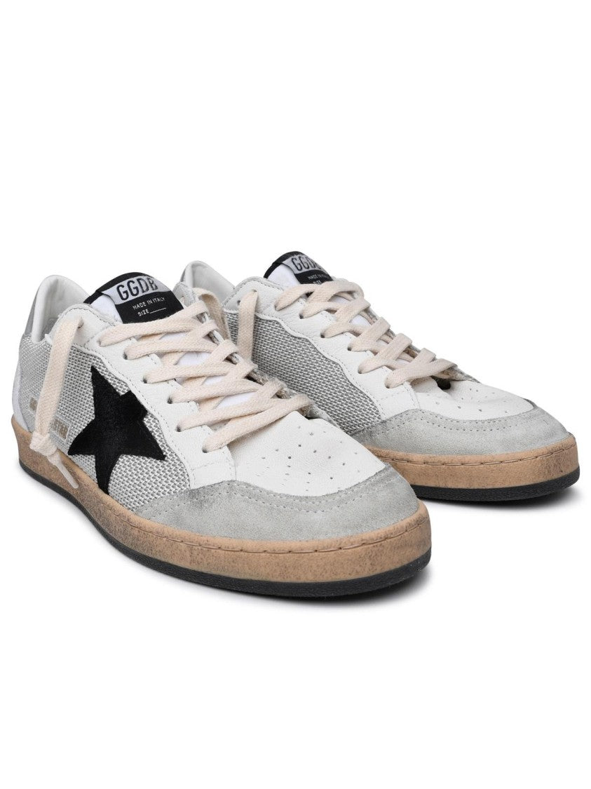 Golden Goose Ballstar Sneakers With Iconic Suede Star Appliqué