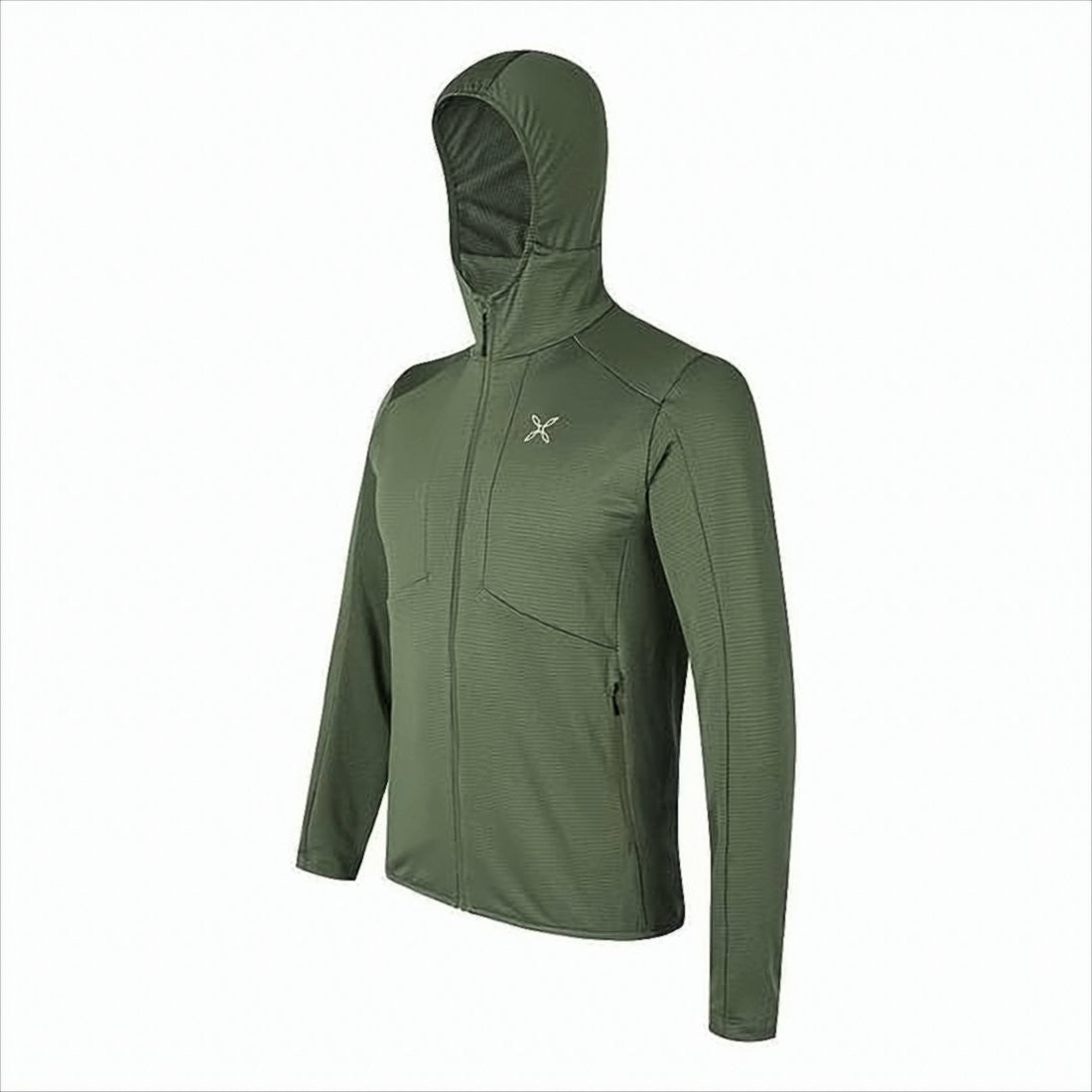 Montura Tailored Green Activewear Jacket With Zippered Pockets