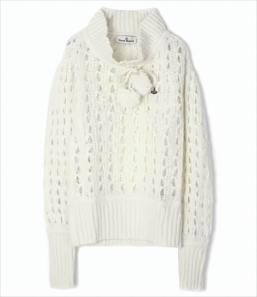 Vivienne Westwood Knit Cardigan With Openwork Pattern