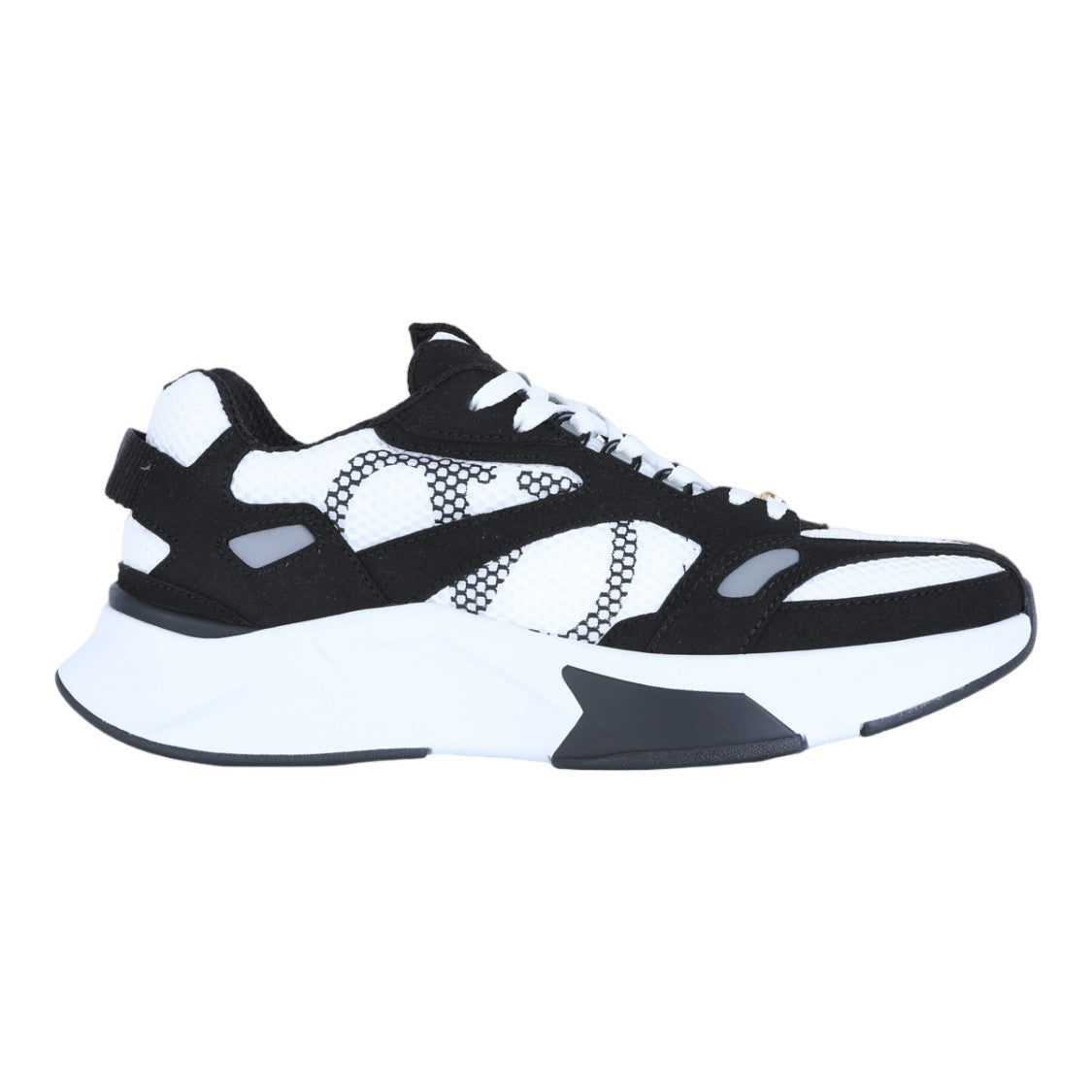 Valentino Garavani Chunky Sole Sneakers With Honeycomb Design