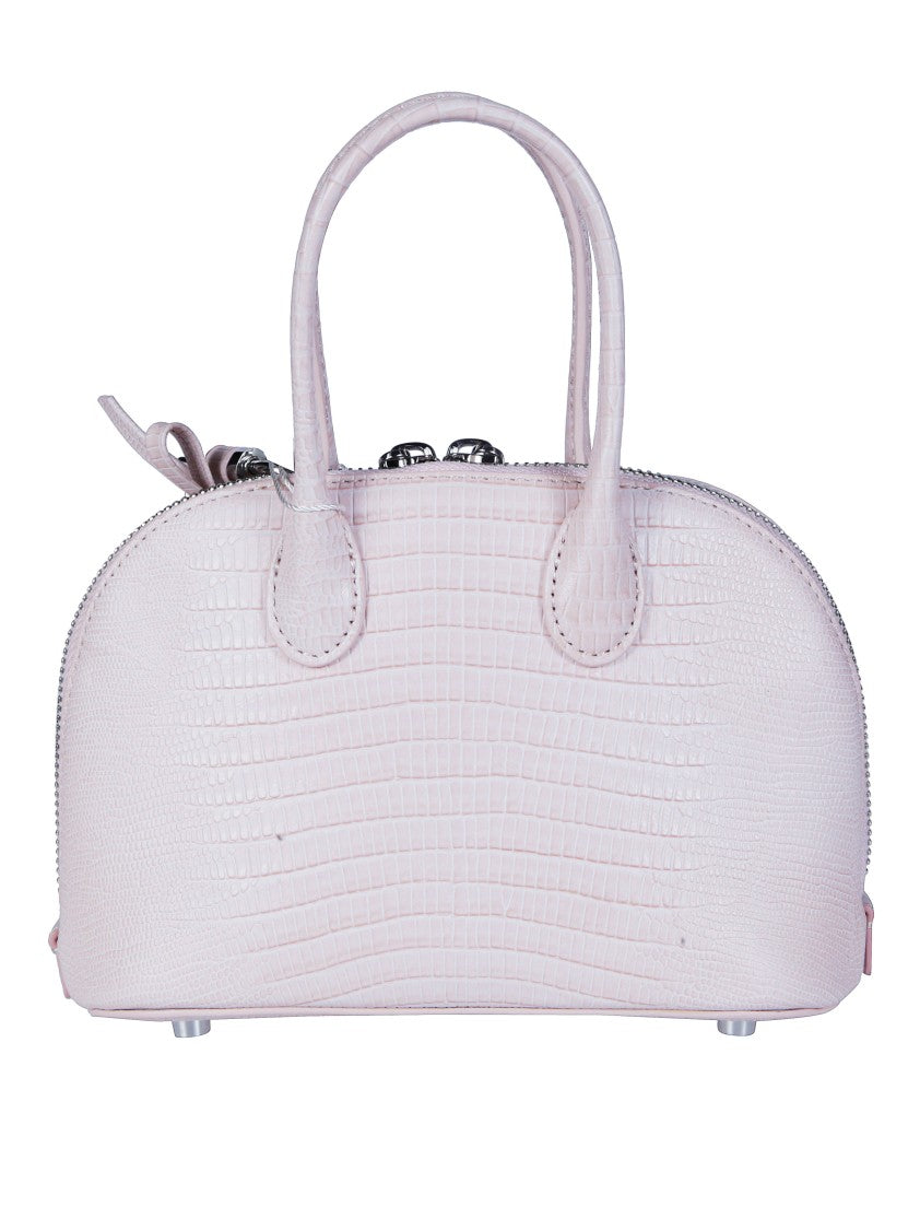 Self-Portrait Lizard Leather Toast Mini Bag