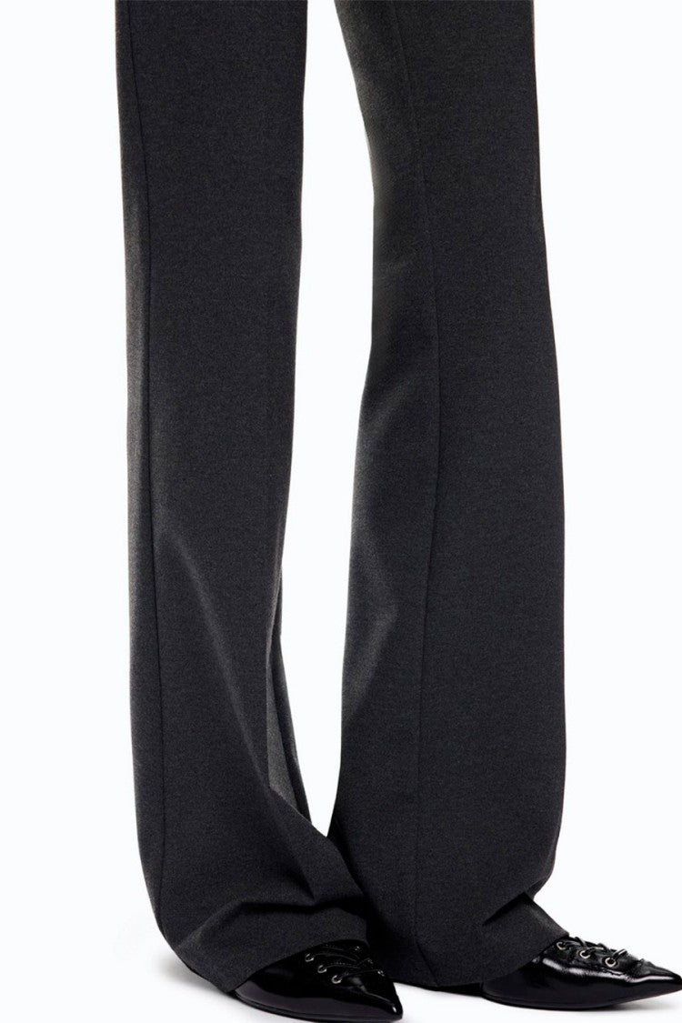 Pinko Grey Slim Flared Trousers
