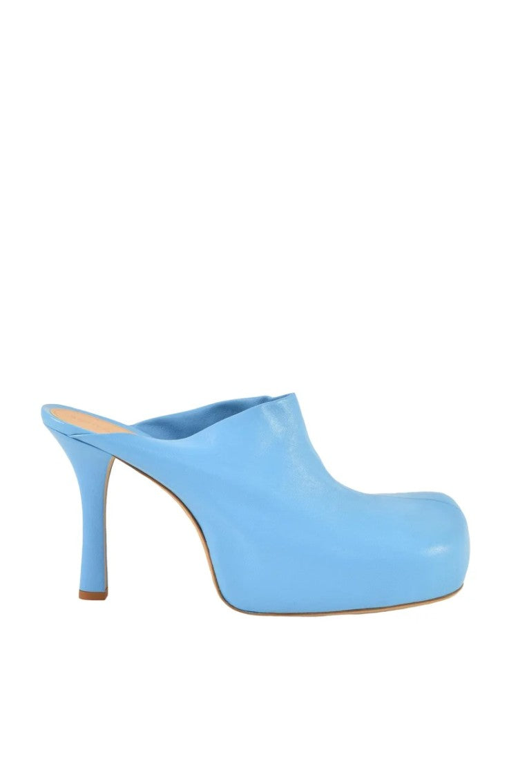Bottega Veneta High Heel Mule - Light Blue