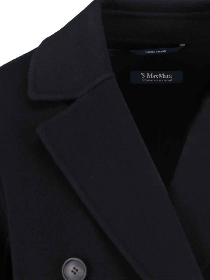Max Mara Double-Breasted Tailored Blazer With Notched Lapel