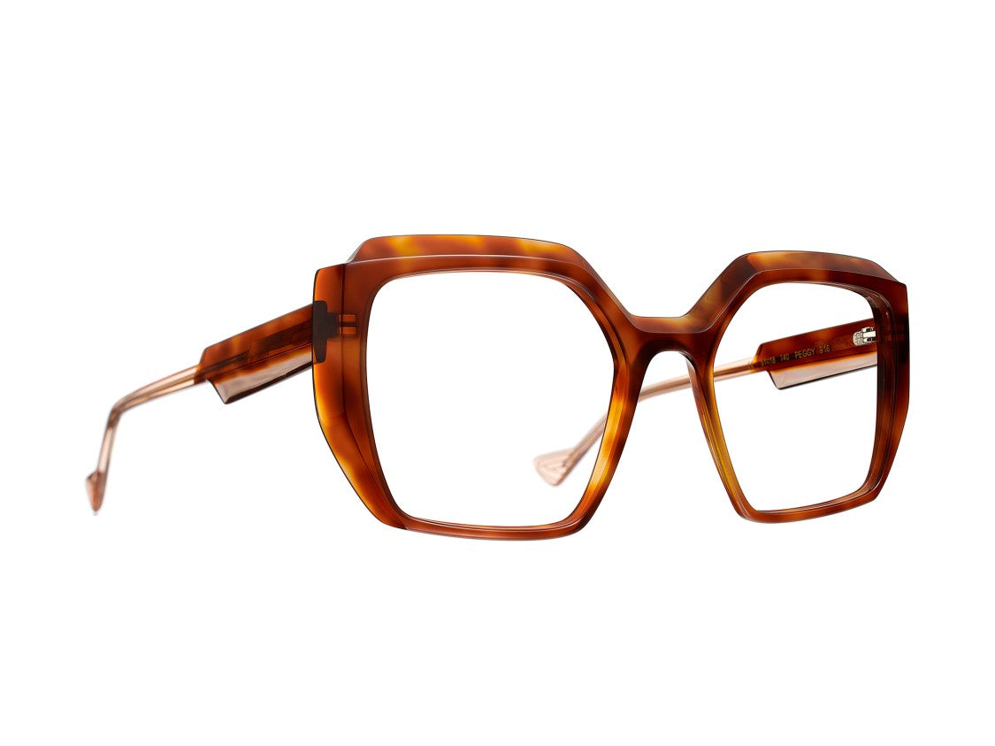 Caroline Abram Tortoiseshell Peggy Oversized Square Acetate Sunglasses