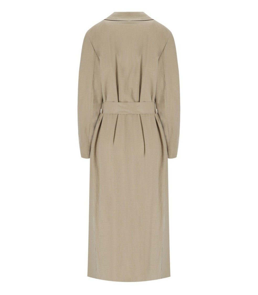 Harris Wharf London Dove Grey Trench