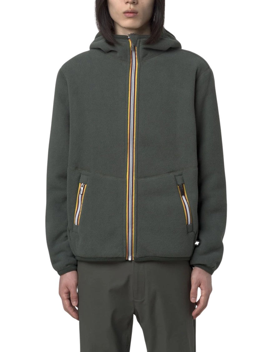 K-Way Jack Sherpa Polar Hooded Double Fleece Jacket
