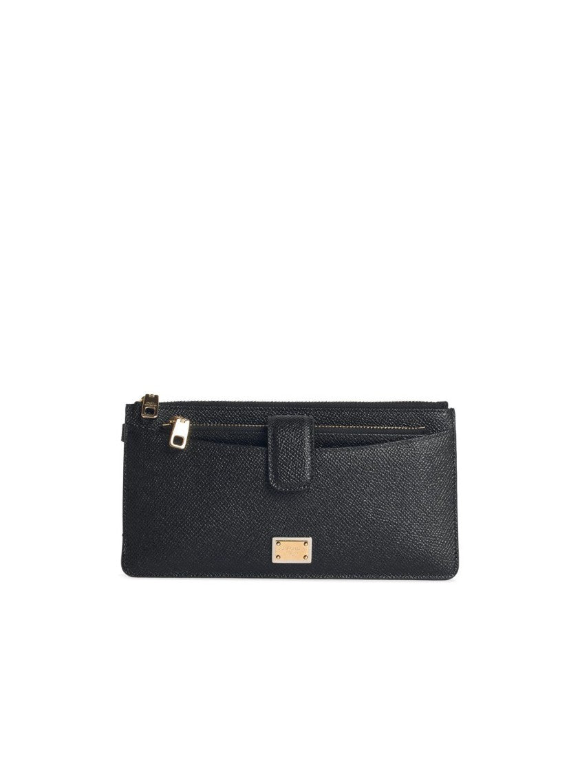 Dolce & Gabbana Black Leather Cardholder