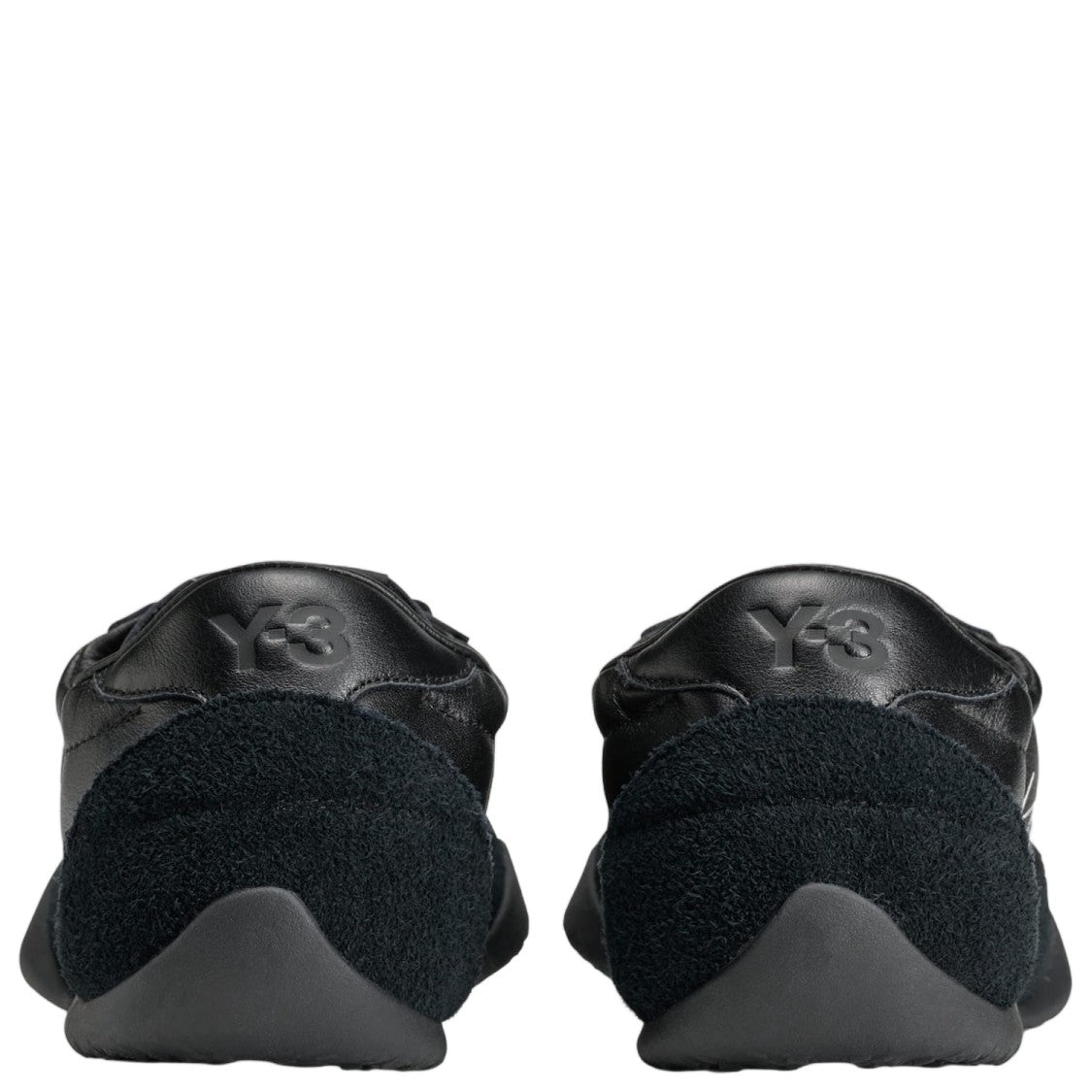 Y-3 Black Tokyo Wrapped Leather Sneakers