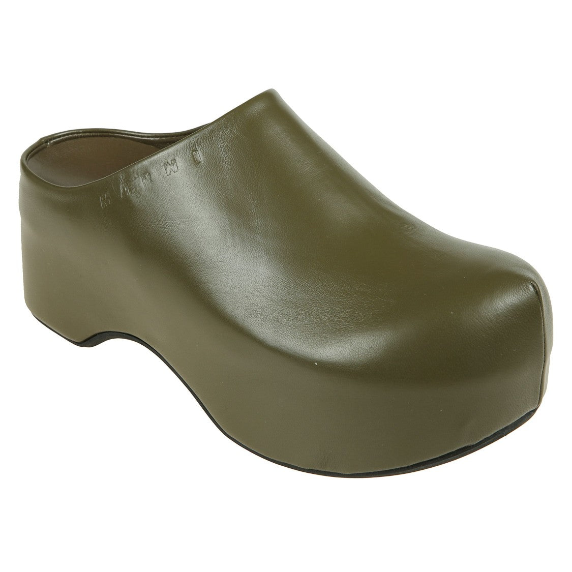 Marni Chunky Wooden Platform Mules