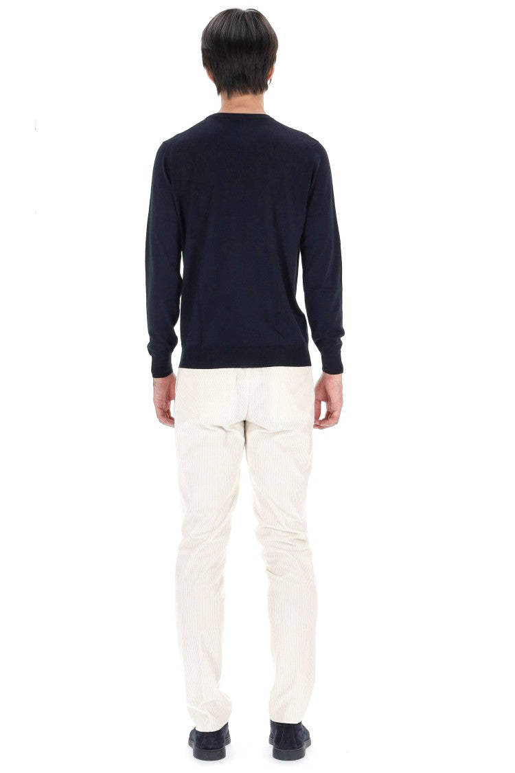 Drumohr Super 140’S Wool Crewneck Sweater