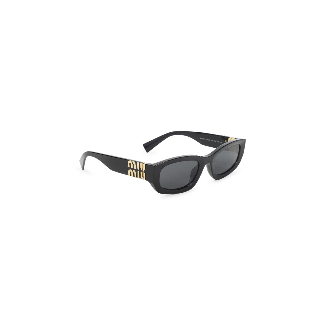 Miu Miu Eyewear Black Acetate Glimpse Sunglasses