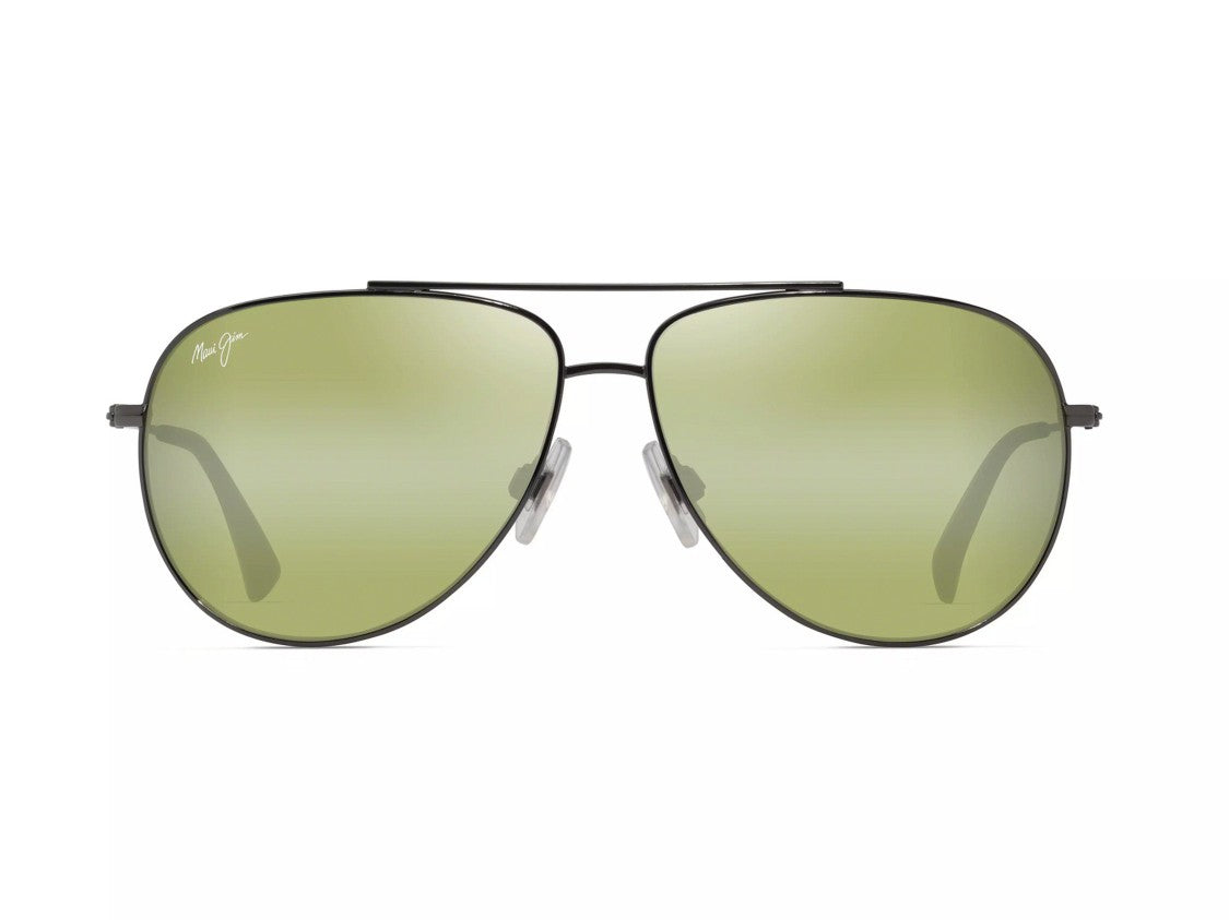 Maui Jim Green Mj0665s Aviator Metal Sunglasses
