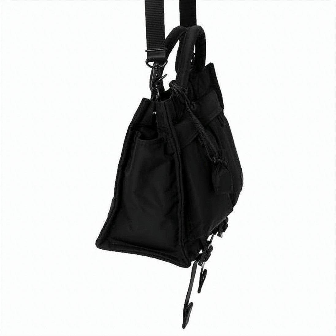 Porter Structured Nylon Shoulder Bag With Multi-Pocket Design