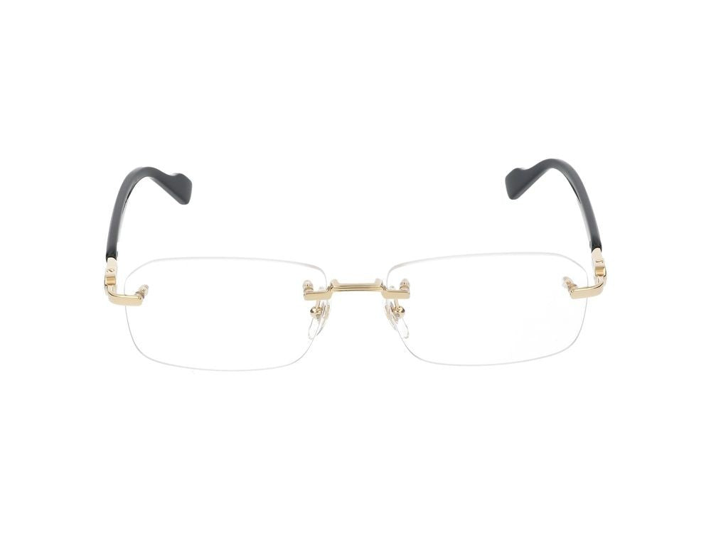 Gucci Eyeglasses Gg1221o 001 Gold Black Transparent 56/16/140