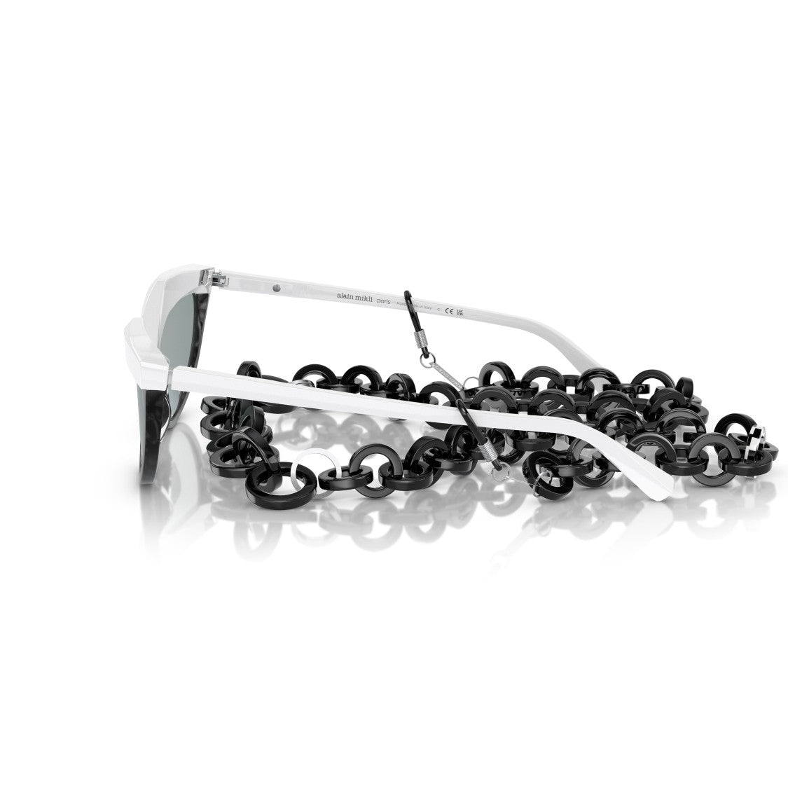 Luxottica 5070 Sole Cat-Eye Sunglasses With Chunky Chain Detail