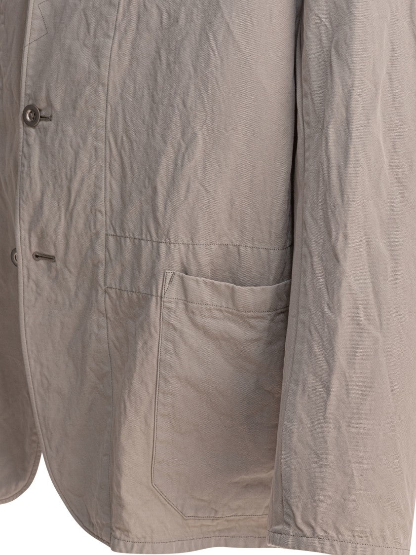 Kaptain Sunshine Versatile Cotton-Linen Blend Jacket