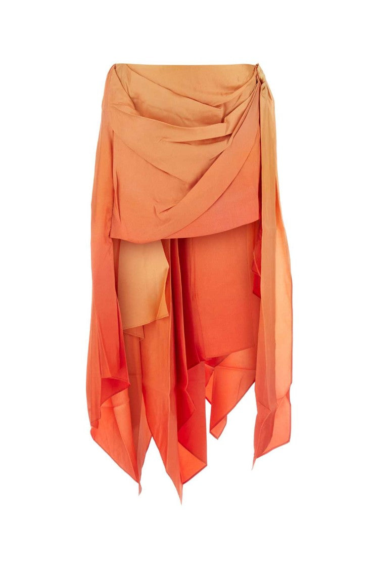 Zimmermann Two-Tone Silk Tranquillity Mini Skirt