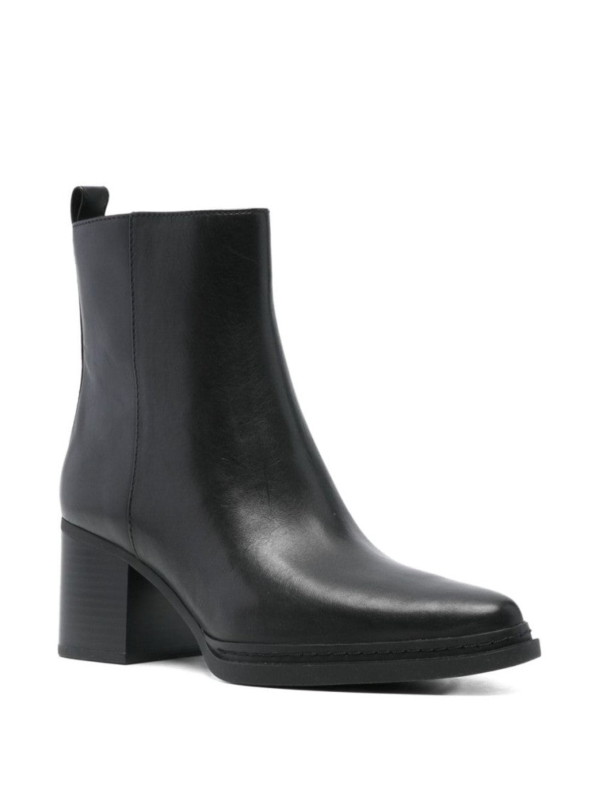 Michael Kors Pointed Toe Ankle Boots With Block Heel