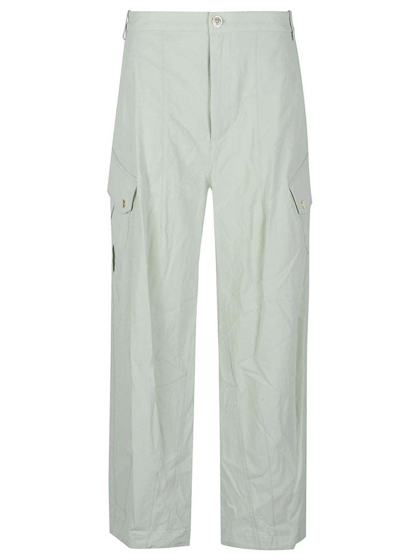 Pinko Rosalin Straight Leg Cotton Pants