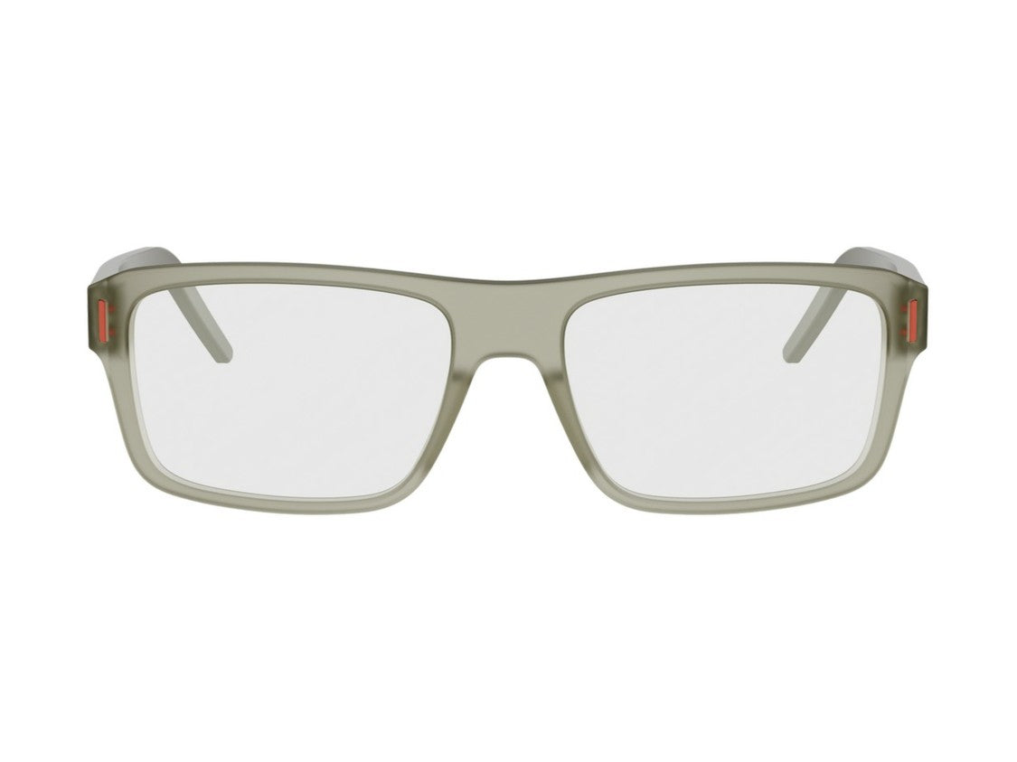 Tag Heuer Translucent Green Th50041i Textured Square Eyeglasses